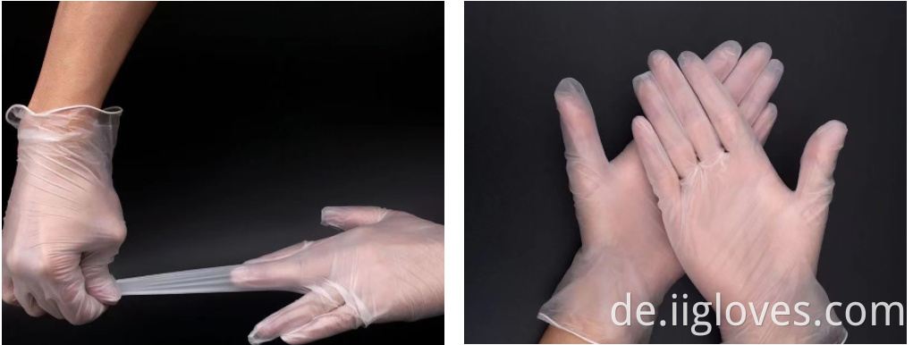 PVC -Handschuhnitril gemischte Vinylhandschuh extra starke Elastizitätsuntersuchungshandschuhe